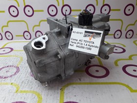 Compressor de AC Toyota Yaris P13 1.5 Hybrid 73 Cv de 2018 - Ref OEM :  042200-1350